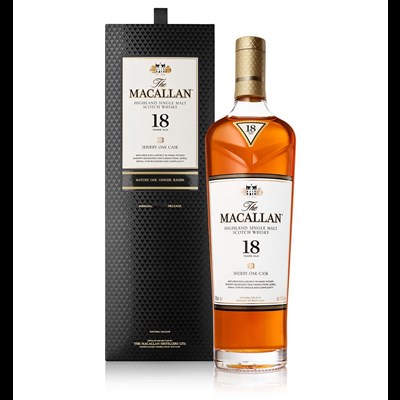 Send Macallan 18 Year Old Sherry Oak Speyside Single Malt Whisky Online